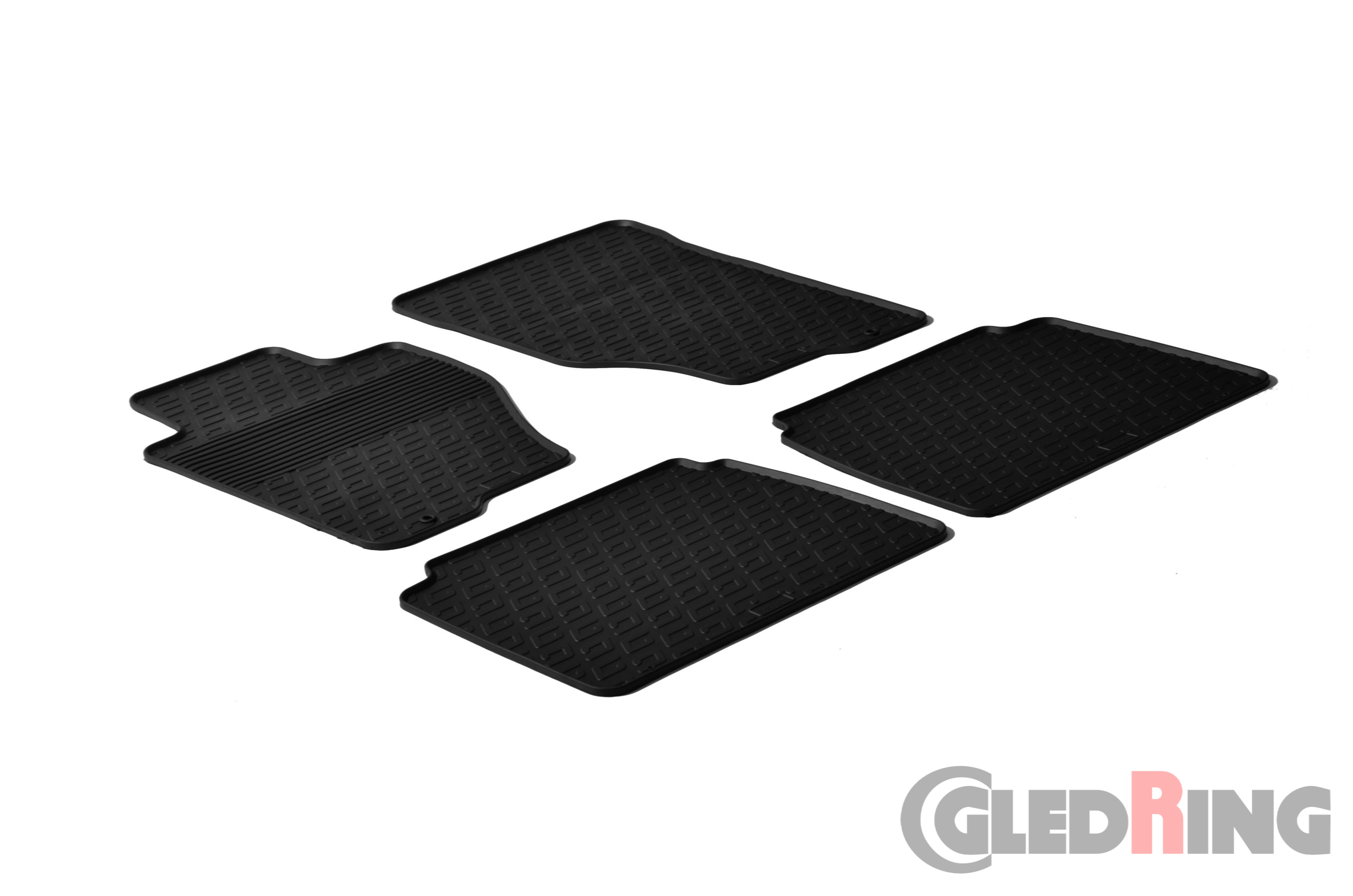 Original Gledring Passform Fußmatten Gummimatten 4 Tlg. - KIA Sorento 2002-2008